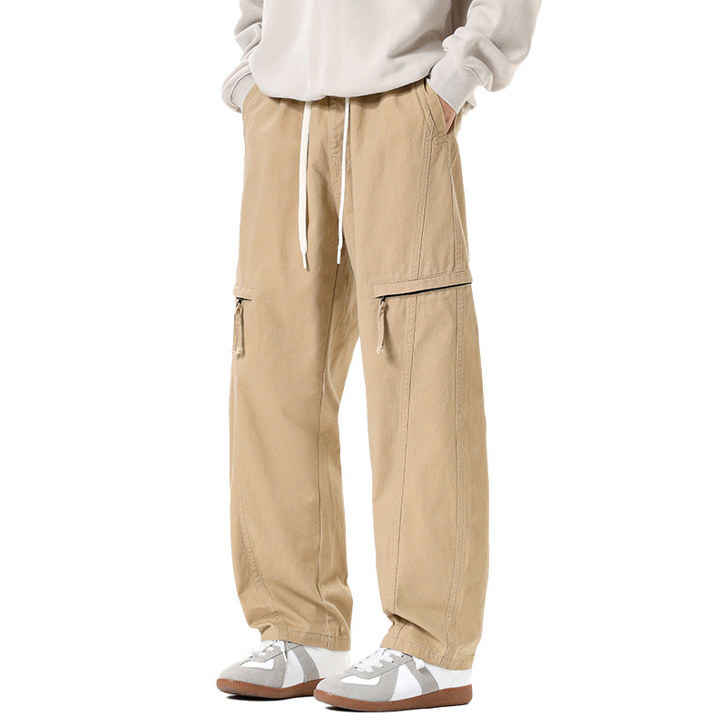 Herren Weite Cargo-Jogginghose im Baggy‑Schnitt mit Kordelbund & Mehrfachtaschen Nord Taschen