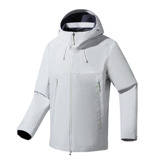 Herren wasser- und winddichte Softshell-Outdoorjacke mit verstellbarer Kapuze Nord Taschen