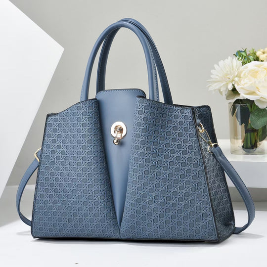 Damen strukturierte Tragetasche mit eleganter Faltentechnik Nord Taschen