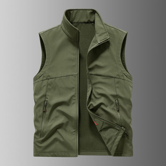 Herren Softshell-Weste mit Fleece-Innenfutter, winddicht und wasserabweisend Nord Taschen