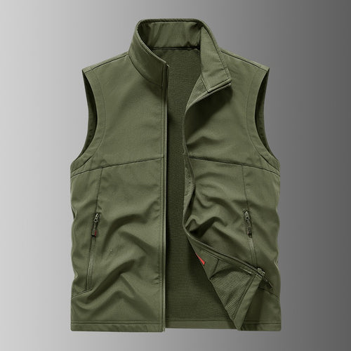 Herren Softshell-Weste mit Fleece-Innenfutter, winddicht und wasserabweisend Nord Taschen
