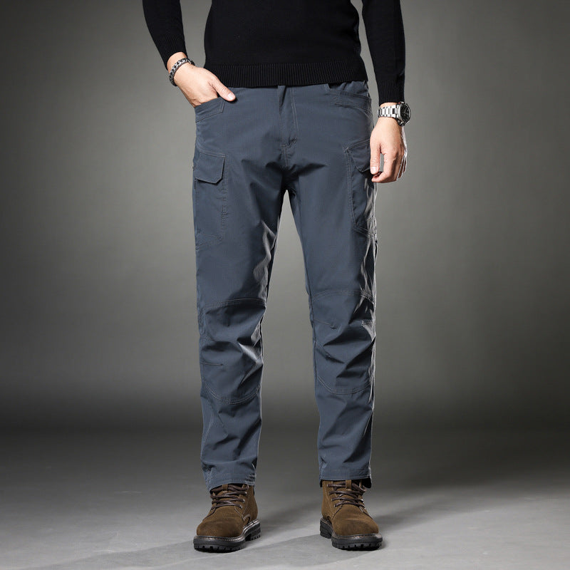 Herren Trekking‑Cargohose mit Knieverstärkung, multifunktionalen Taschen und geradem Schnitt Nord Taschen