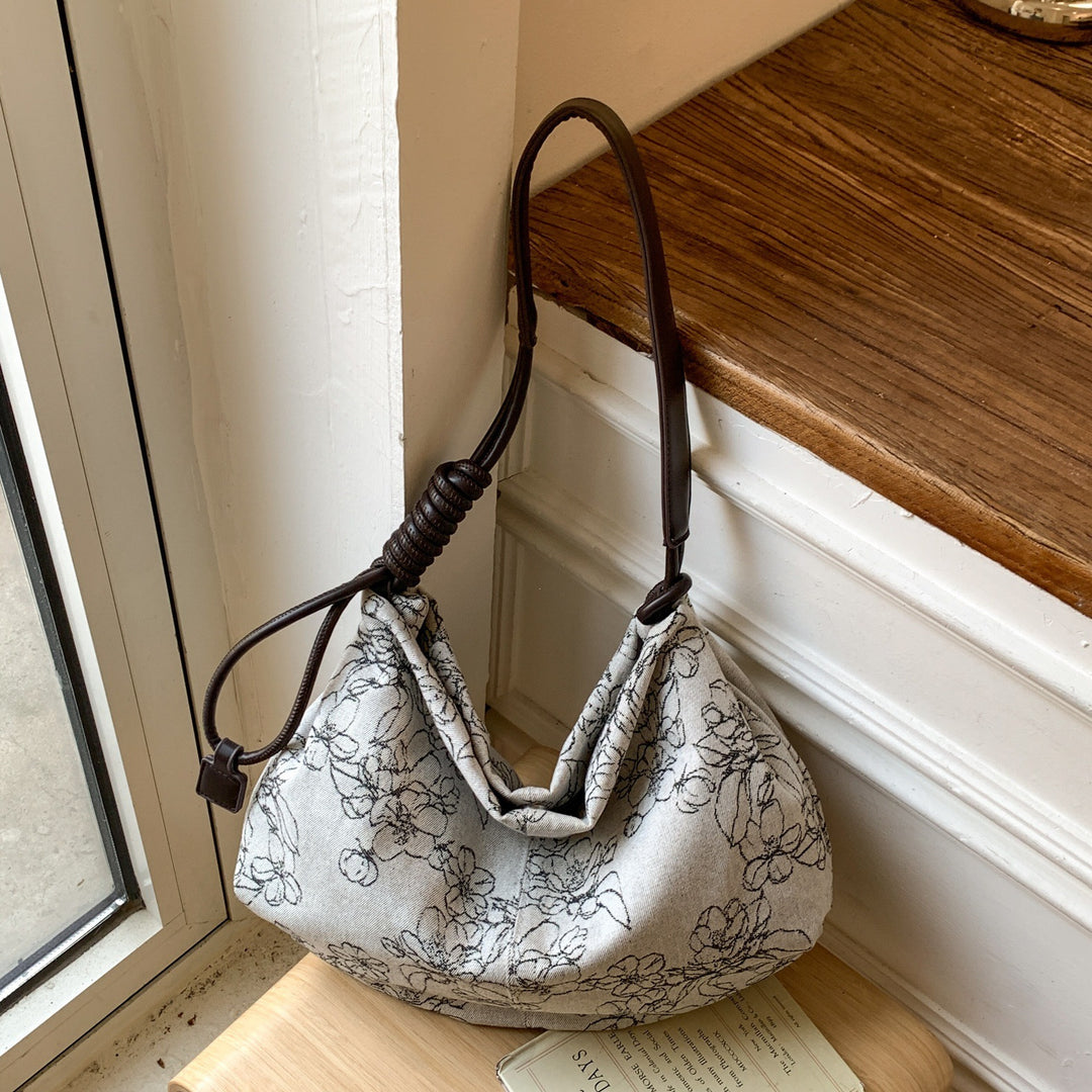 Damen modische Schultertasche mit floralem Muster Nord Taschen