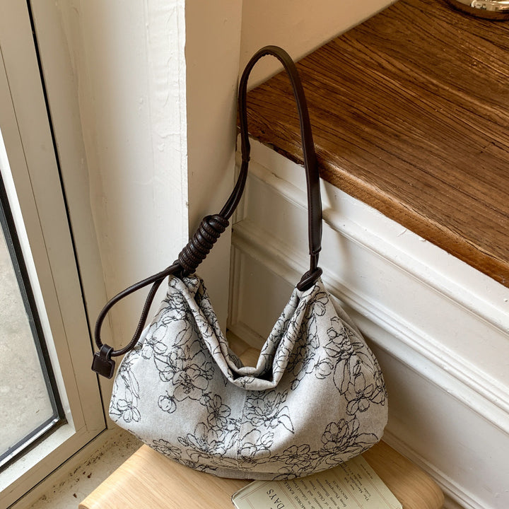Damen modische Schultertasche mit floralem Muster Nord Taschen