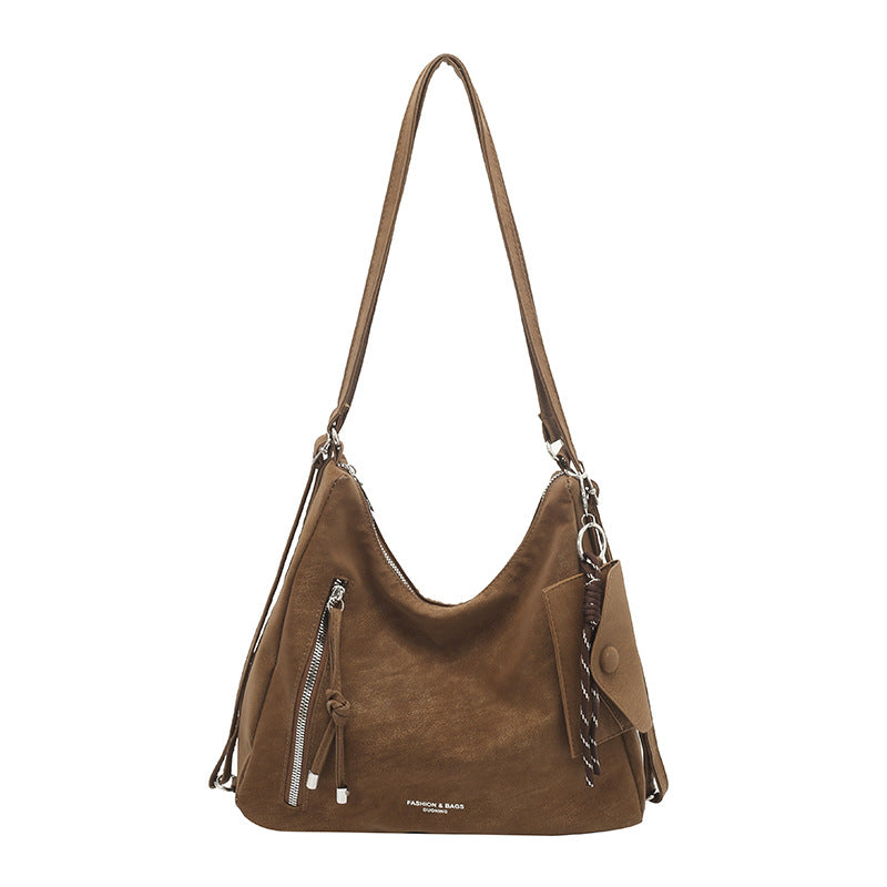 Damen Hobo-Tasche aus hochwertigem Kunstleder mit elegantem Kettenverschluss Nord Taschen