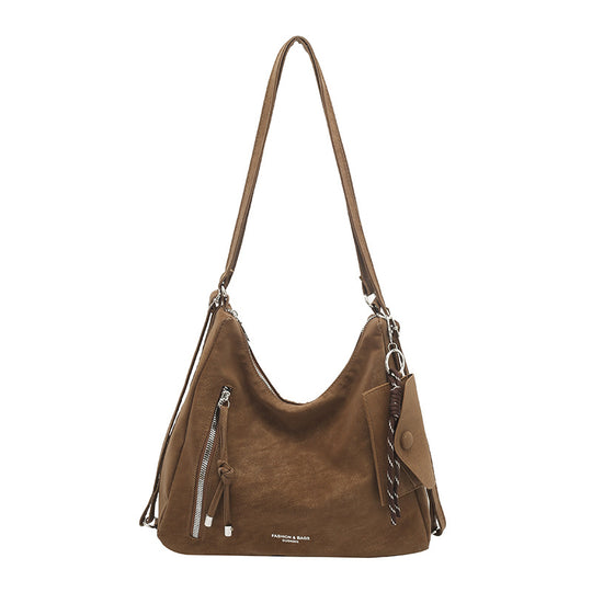 Damen Hobo-Tasche aus hochwertigem Kunstleder mit elegantem Kettenverschluss Nord Taschen