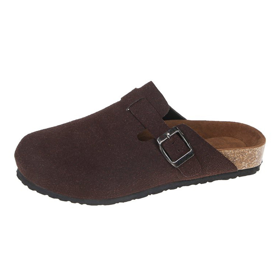Damen Bequeme Clogs mit verstellbarem Riemen und anatomischem Fußbett