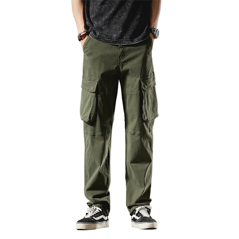 Herren Cargo-Hose im Utility-Look mit Knieabnähern und großen Klappentaschen Nord Taschen