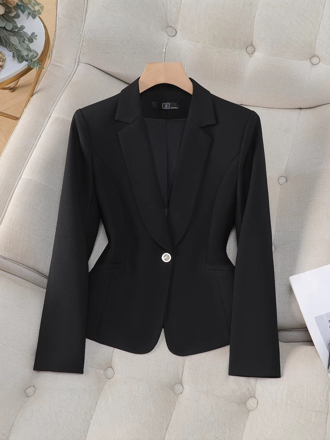 Damen Eleganter Langärmeliger Blazer