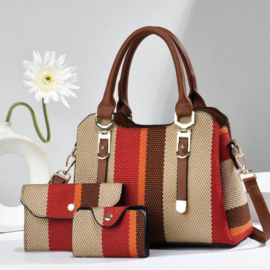 Damen vielseitige Handtasche mit modischen Accessoires Nord Taschen