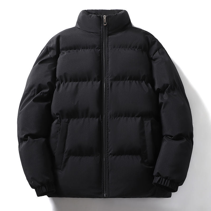 Damen Kurz geschnittene Thermo-Pufferjacke mit Stehkragen und minimalistischer Zipperfront Nord Taschen