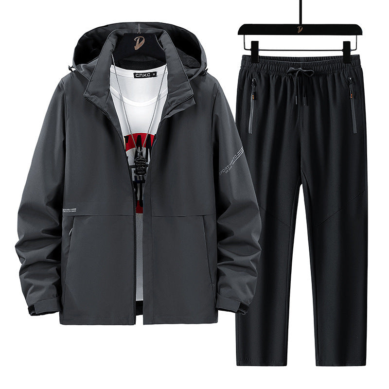 Herren Praktisches Sportset mit Jacke und Hose Nord Taschen