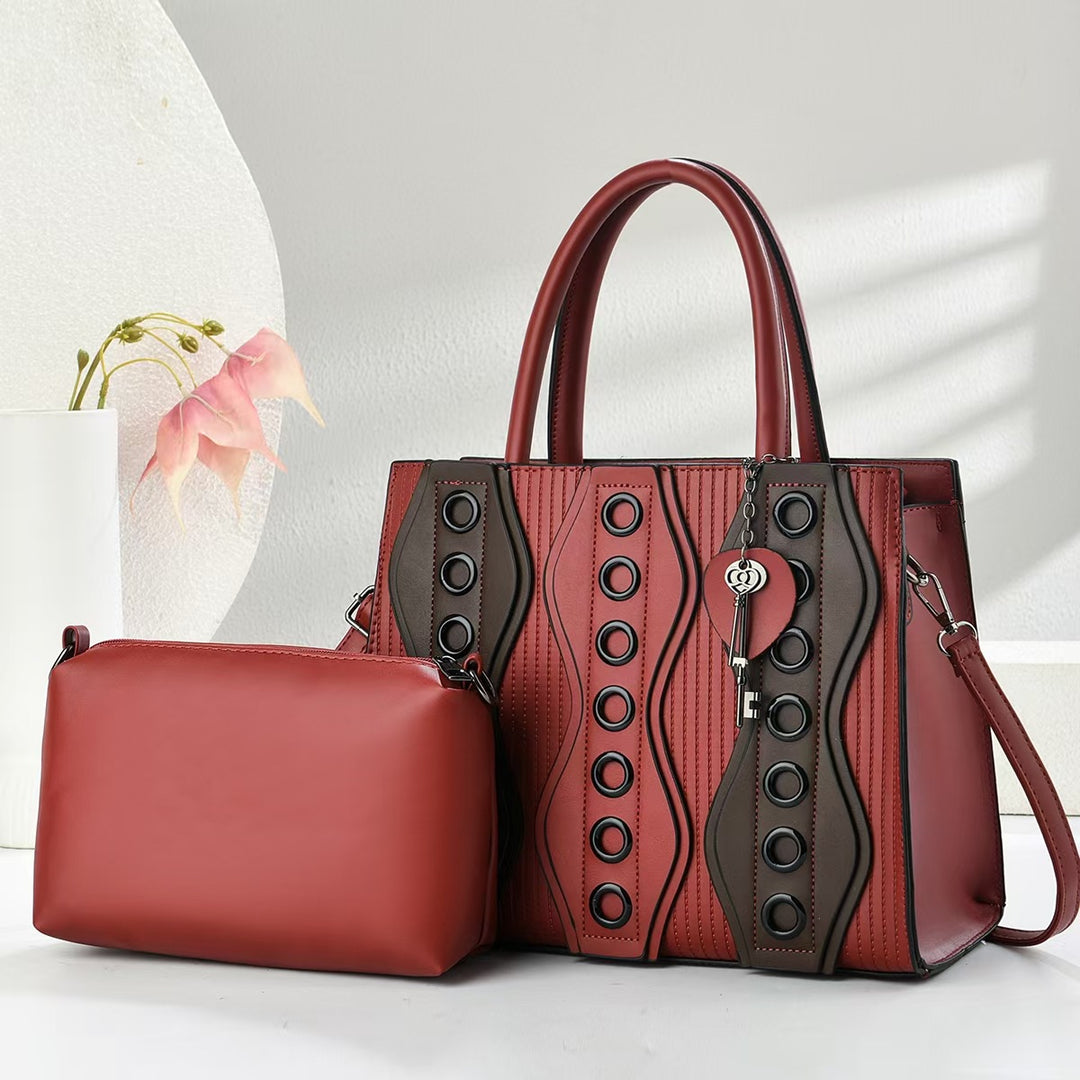 Damen elegante Handtasche mit dekorativen Details Nord Taschen
