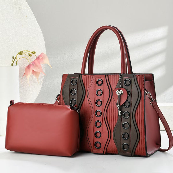 Damen elegante Handtasche mit dekorativen Details Nord Taschen