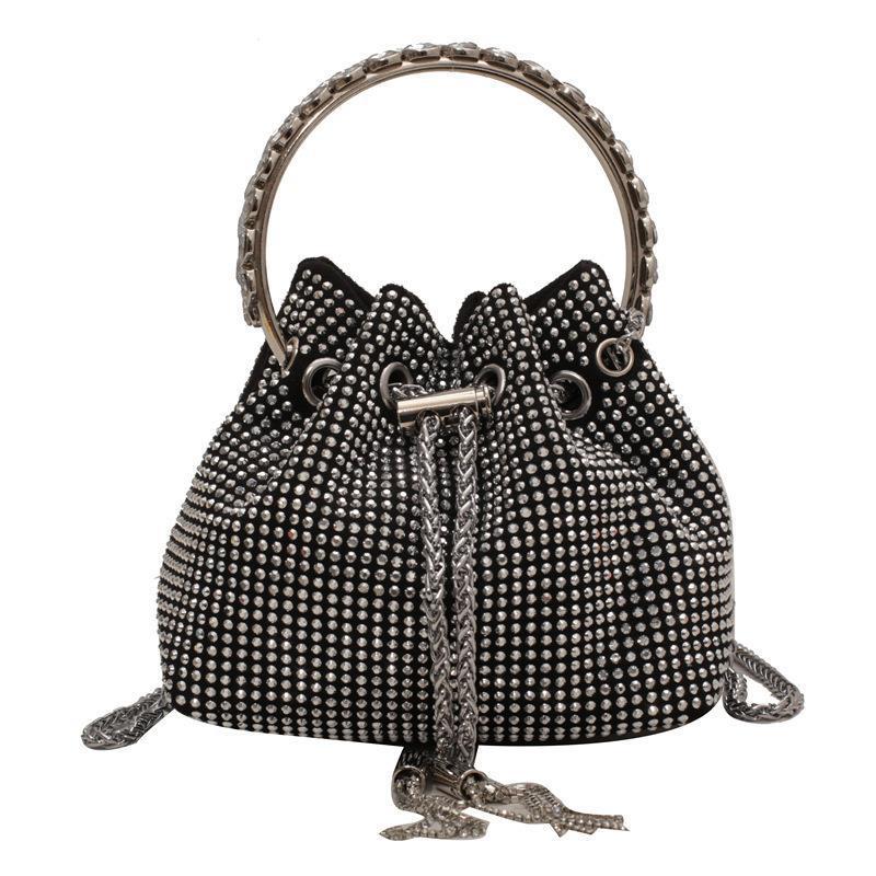 Damen modische Beuteltasche mit Strassverzierungen Nord Taschen