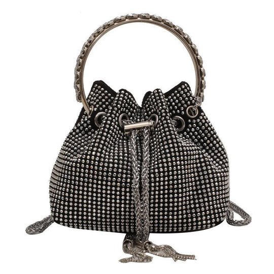 Damen modische Beuteltasche mit Strassverzierungen Nord Taschen