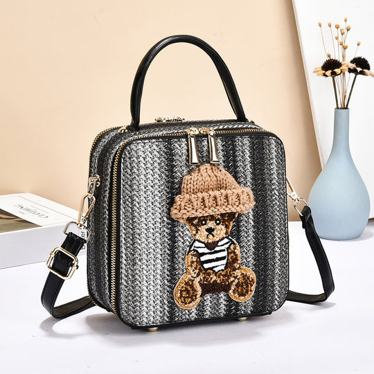 Damen Umhängetasche mit einzigartigem Teddy-Design Nord Taschen