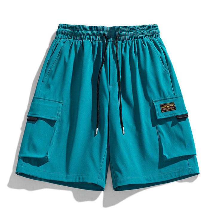 Herren Cargo-Shorts mit elastischem Bund und praktischen Taschen