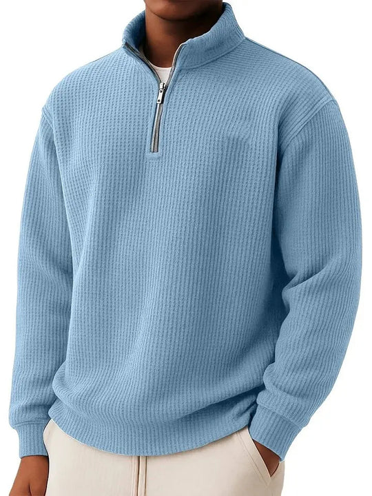 Herren Hochwertiger Pullover mit Reißverschluss Nord Taschen