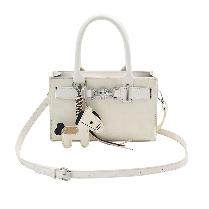 Damen Mini-Handtasche mit charmanten Anhänger Nord Taschen