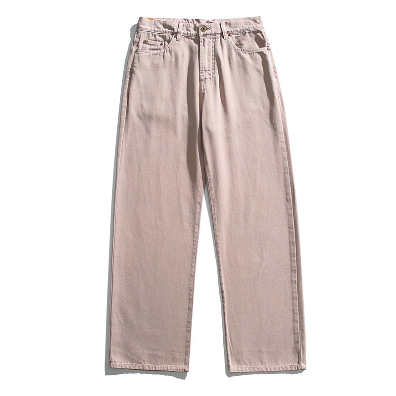 Damen Jeanshose mit hohem Bund, geradem Bein und Vintage‑Waschung Nord Taschen