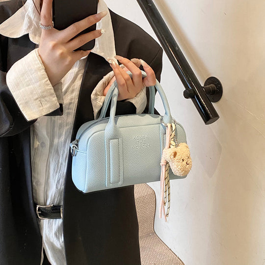 Damen elegante Handtasche mit strukturiertem Obermaterial und abnehmbaren Schulterriemen Nord Taschen
