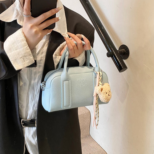 Damen elegante Handtasche mit strukturiertem Obermaterial und abnehmbaren Schulterriemen Nord Taschen