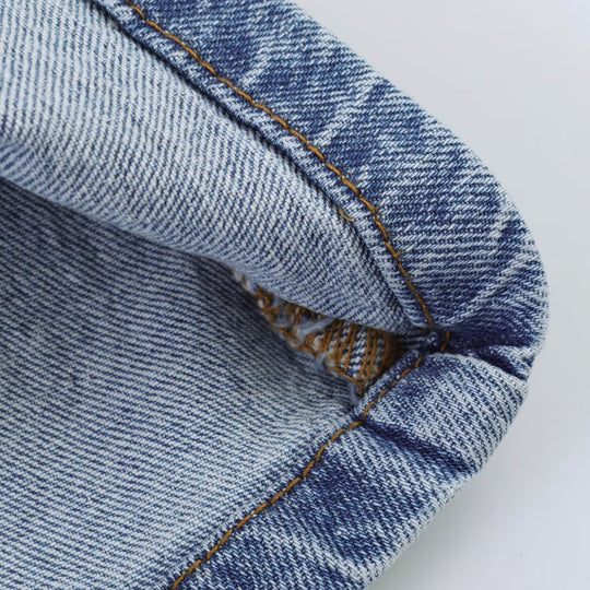 Damen Ärmelloses Jeanskleid mit figurbetonter Teilungsnaht, A‑Linie und durchgehender Knopfleiste Nord Taschen
