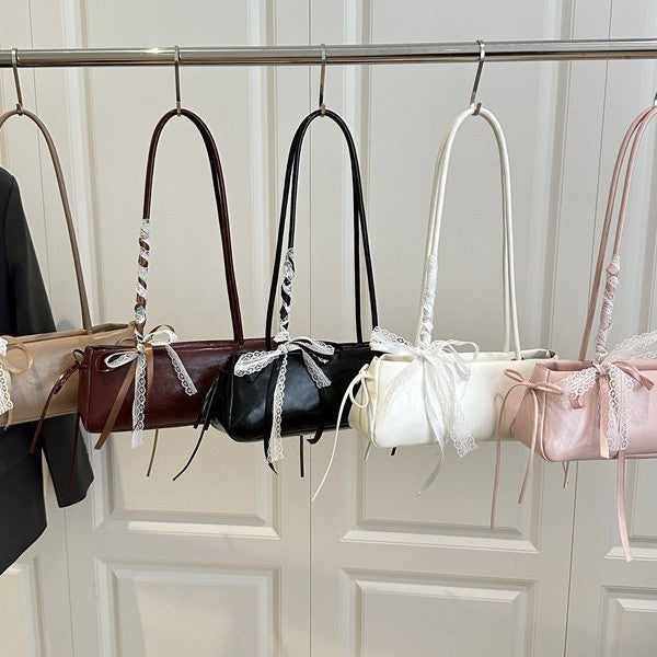 Damen Umhängetasche mit verspieltem Bindungsdetail Nord Taschen