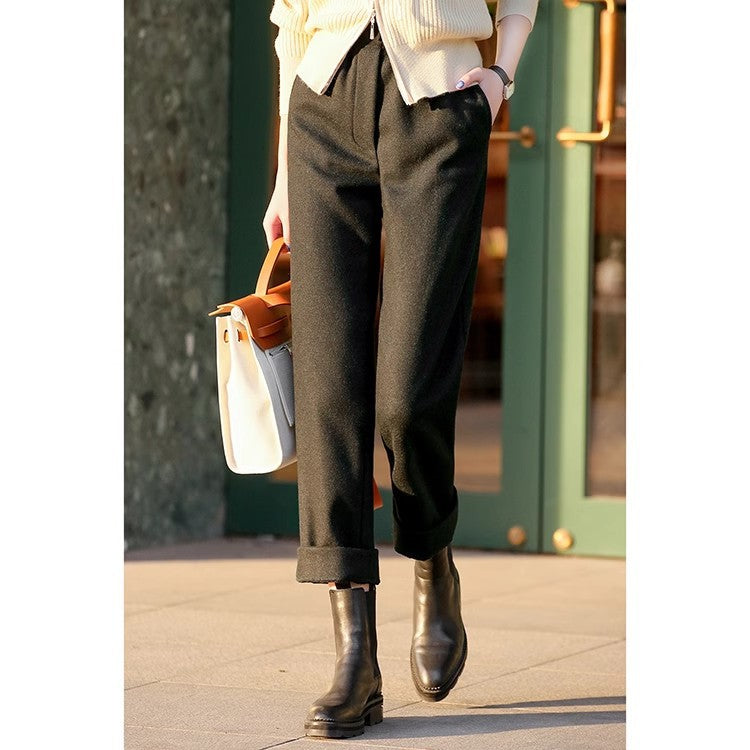 Damen Bequeme und stylische Stoffhose Nord Taschen