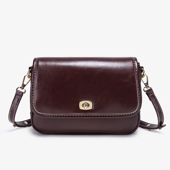 Damen Umhängetasche mit eleganter Klappenöffnung und luxuriösem Kunstleder Nord Taschen