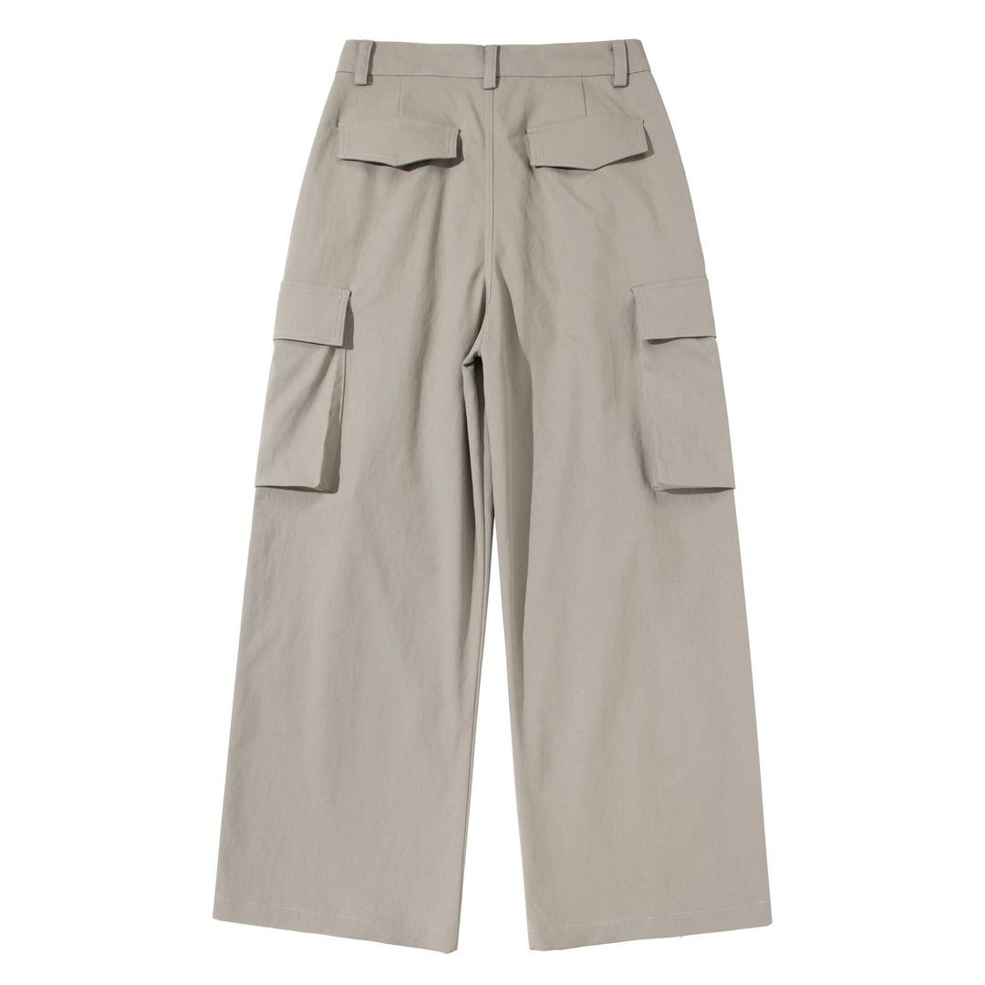 Damen Cropped-Cargo-Culotte mit hoher Leibhöhe und aufgesetzten Klappentaschen Nord Taschen