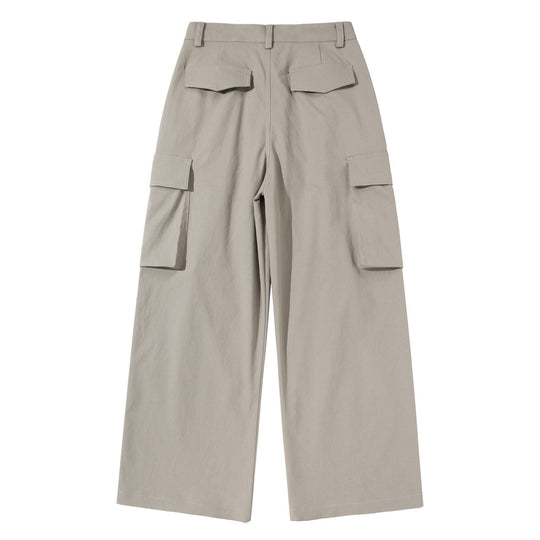 Damen Cropped-Cargo-Culotte mit hoher Leibhöhe und aufgesetzten Klappentaschen Nord Taschen