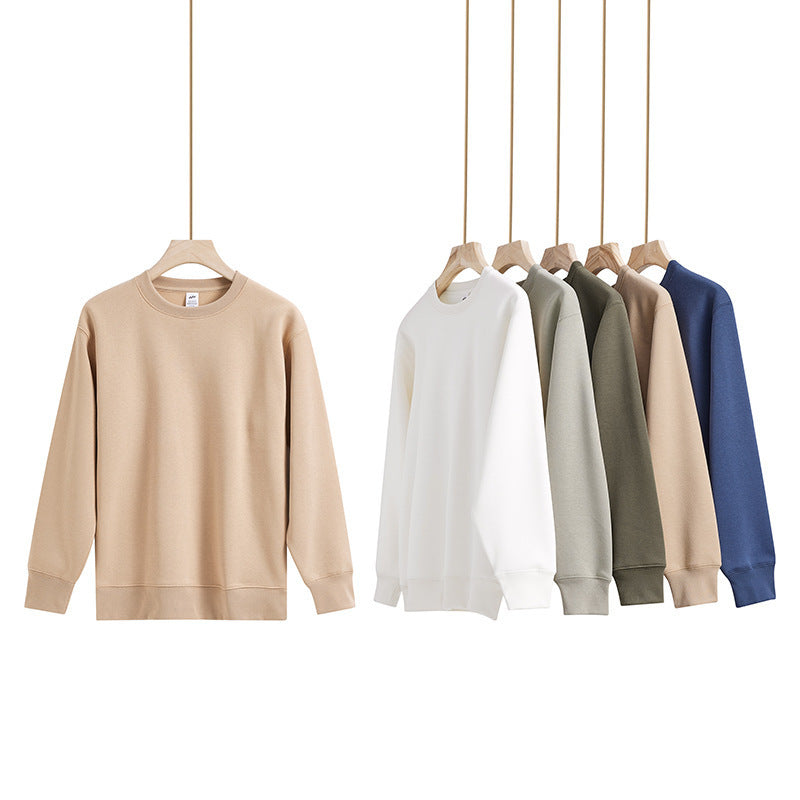 Unisex Minimalistisches Baumwoll-Sweatshirt mit Rundhals, Rippbündchen & Relaxed Fit Nord Taschen