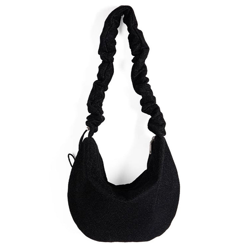 Damen Hobo-Tasche aus elegantem, strukturiertem Kunstleder mit modischem Tragegurt Nord Taschen