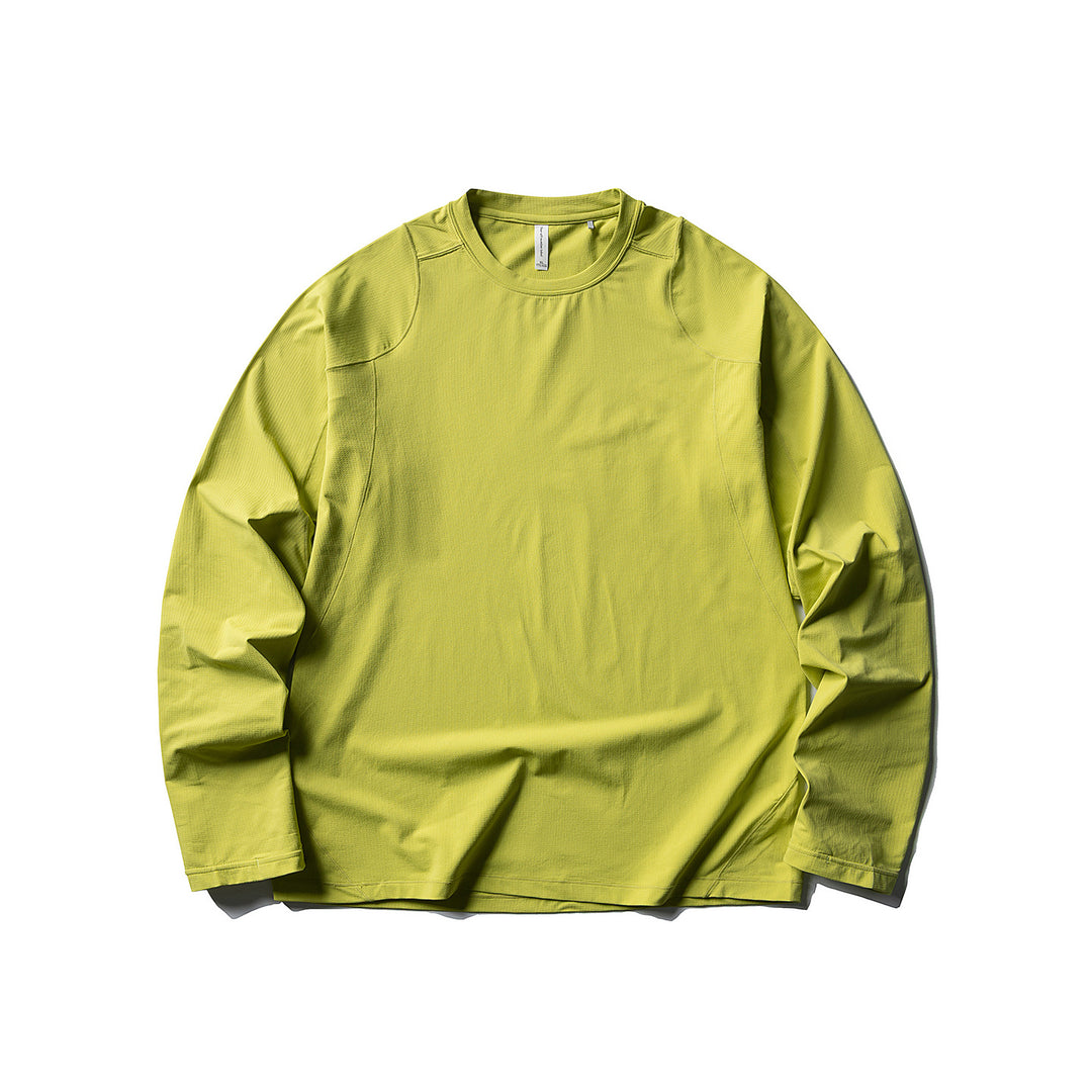 Unisex Leichter technischer Longsleeve mit Rundhalsausschnitt, Raglanärmeln und atmungsaktivem Funktionsmaterial Nord Taschen