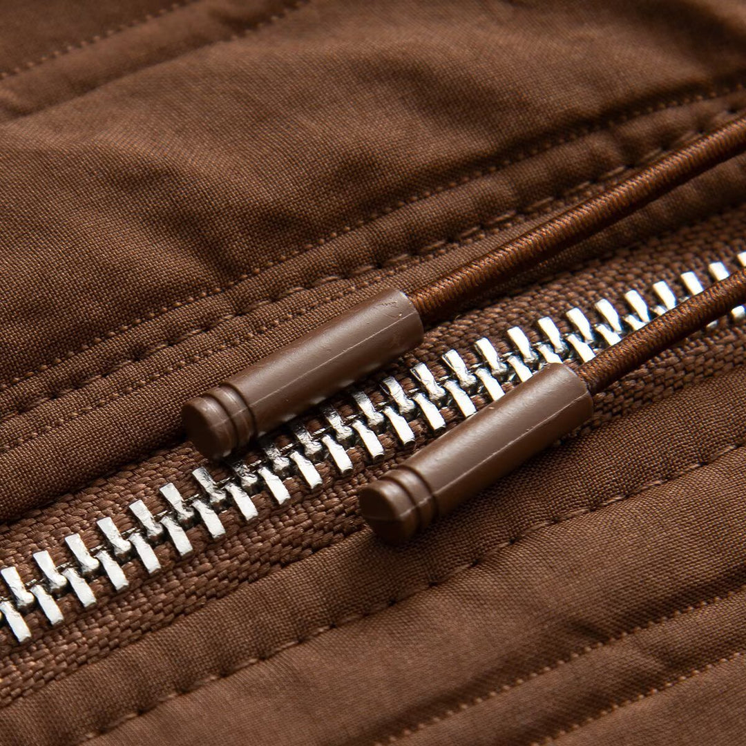 Damen Steppjacke mit Kapuze, Tunnelzug und weitem Schnitt Nord Taschen