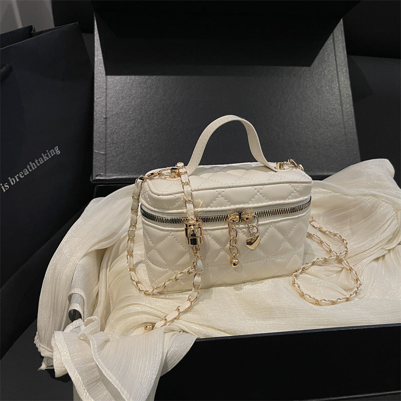Damen elegante gesteppt Mini-Handtasche mit abnehmbarem Schulterriemen Nord Taschen