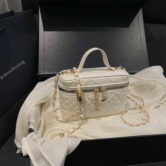 Damen elegante gesteppt Mini-Handtasche mit abnehmbarem Schulterriemen Nord Taschen