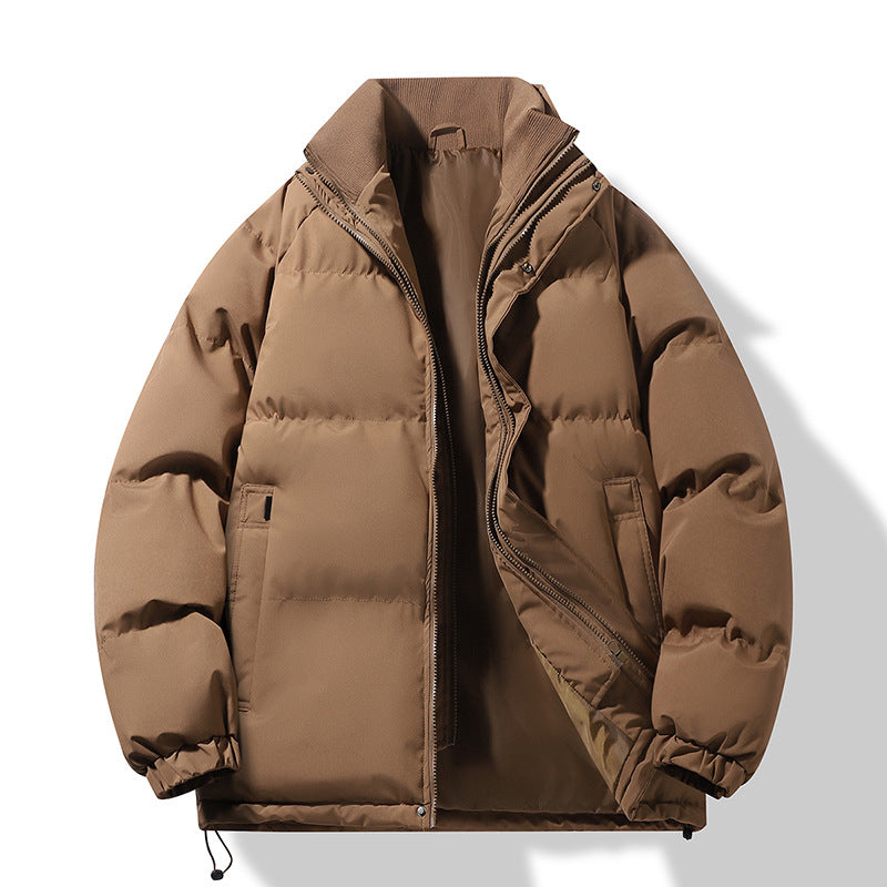 Herren Modische Thermo‑Wattierte Kurzjacke im Boxy‑Schnitt mit Rippenkragen Nord Taschen