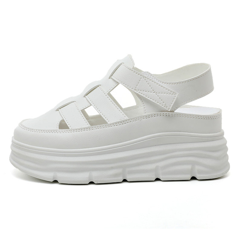 Damen luftige Plateau Sandalen Nord Taschen