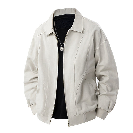 Herren Moderner Blouson mit Hemdkragen, Zwei‑Wege‑Reißverschluss und dezenter Teilungsnaht Nord Taschen