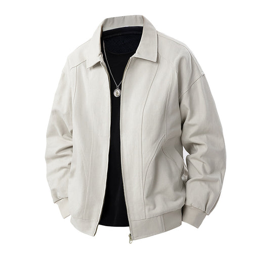 Herren Moderner Blouson mit Hemdkragen, Zwei‑Wege‑Reißverschluss und dezenter Teilungsnaht Nord Taschen