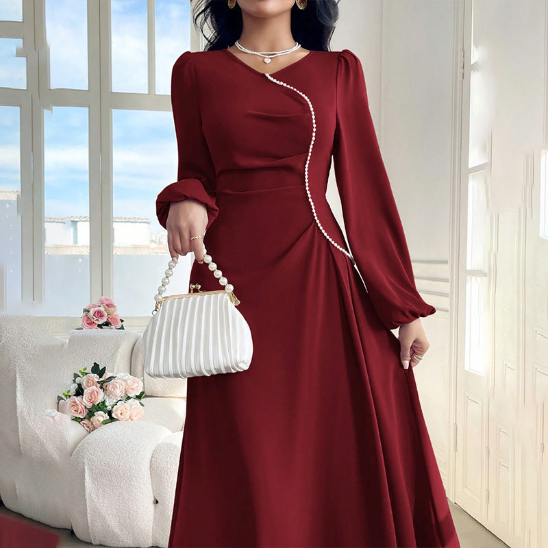 Damen Elegantes Maxikleid mit besonderem Ausschnitt Nord Taschen