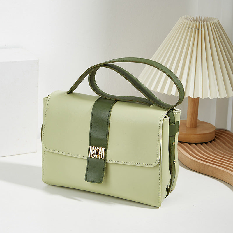 Damen elegante Handtasche mit modernem Klappenverschluss und praktischen Fächern Nord Taschen