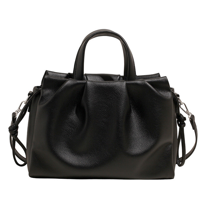 Damen Designer Handtasche mit strukturiertem Leder und abnehmbarem Schulterriemen Nord Taschen