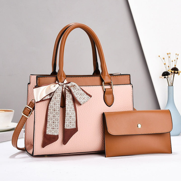 Damen Handtasche mit eleganten Design und zusätzlichem Kosmetiktäschchen Nord Taschen