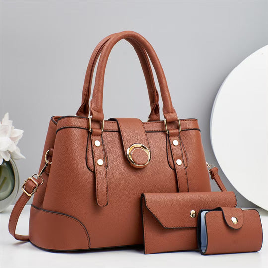 Damen elegante Tragetasche mit abnehmbarem Mini-Portemonnaie von Nord Taschen