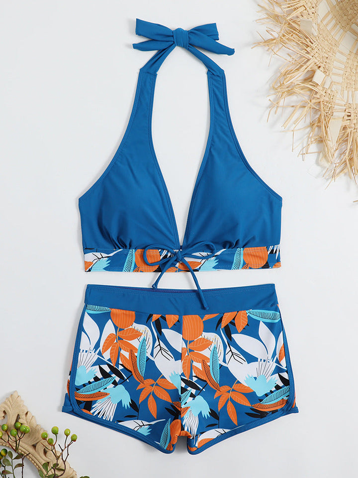 Damen Sportliches Bikini-Set mit verdecktem Bauch