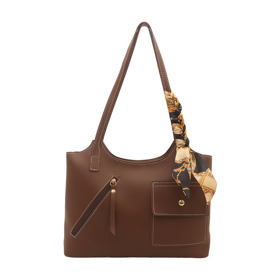 Damen moderne Handtasche mit praktischen Fächern und kreativen Designelementen Nord Taschen
